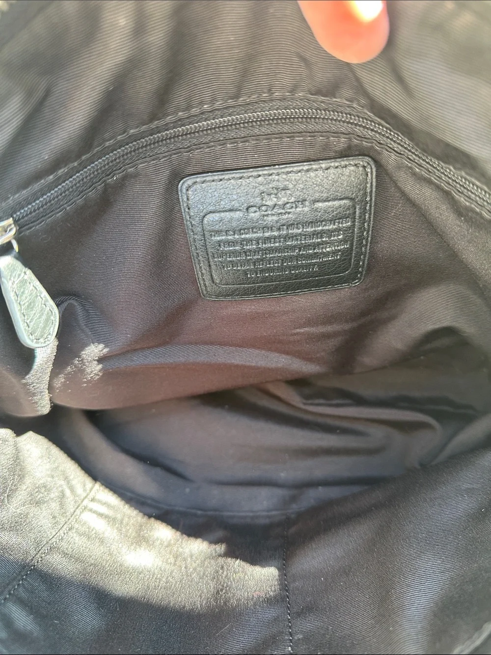 Coach Monogram Jacquard Tote with leather details - Grey and Black - Picture 6 of 6
